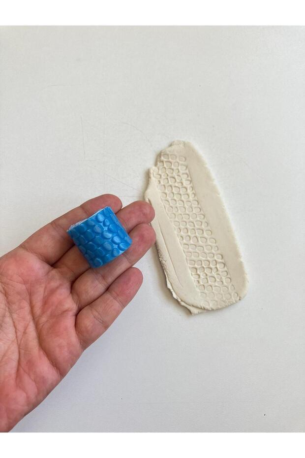 2 لفة من نسيج طين البوليمر ونمط الطين السيراميكي - 1