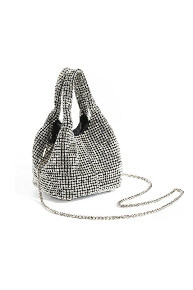 Parlak Taşlı Lüks Çanta - 1