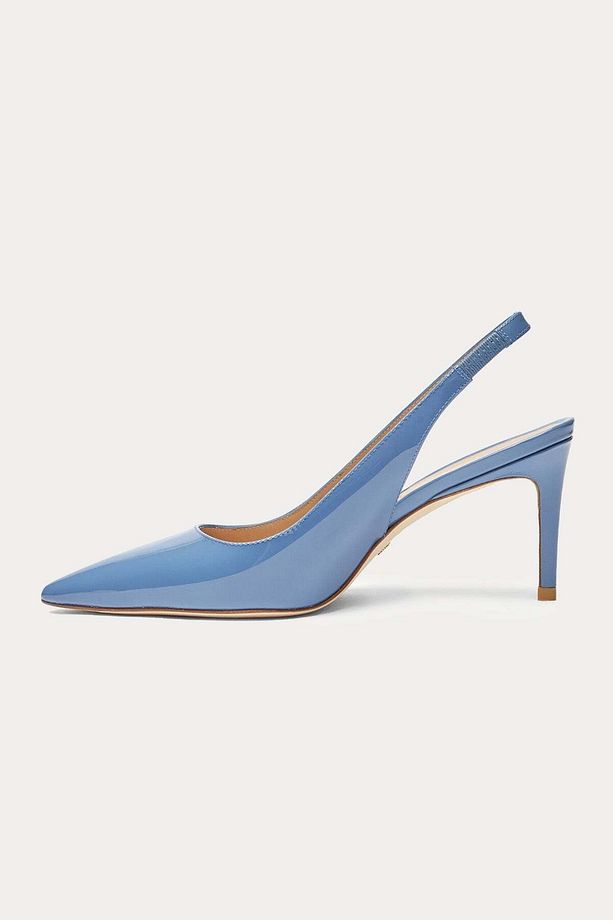 Sivri Burunlu Deri Stiletto Ayakkabı - 4