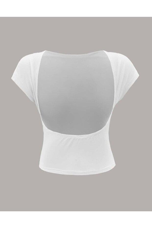 بلوزة المحاصيل عارية الذراعين - 1