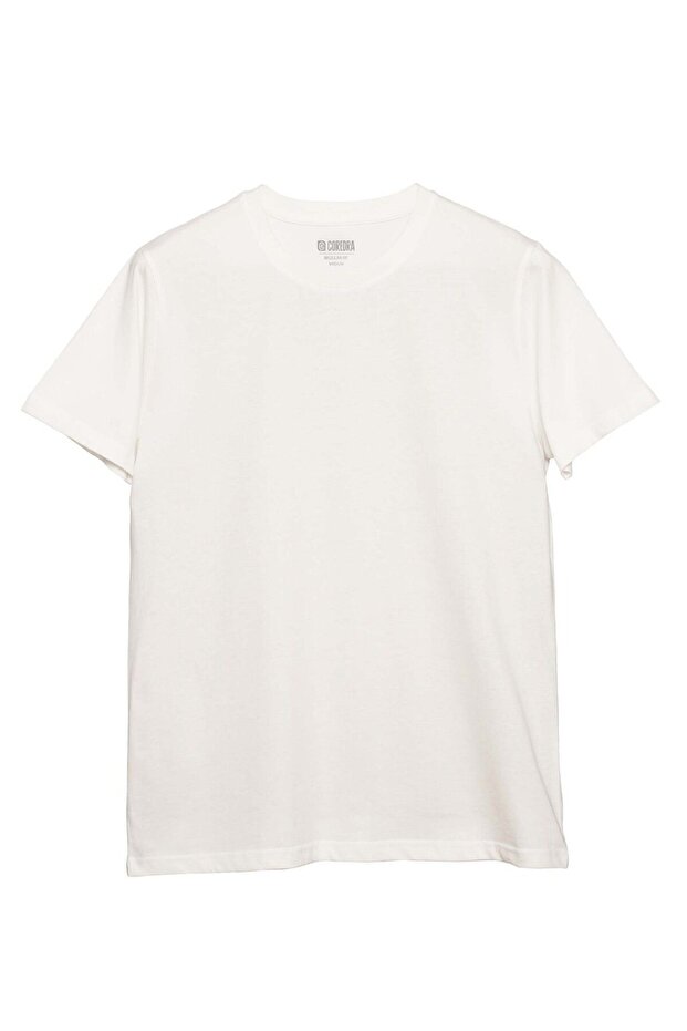 Tricou Basic Regular pentru Femei - Ecru - 2