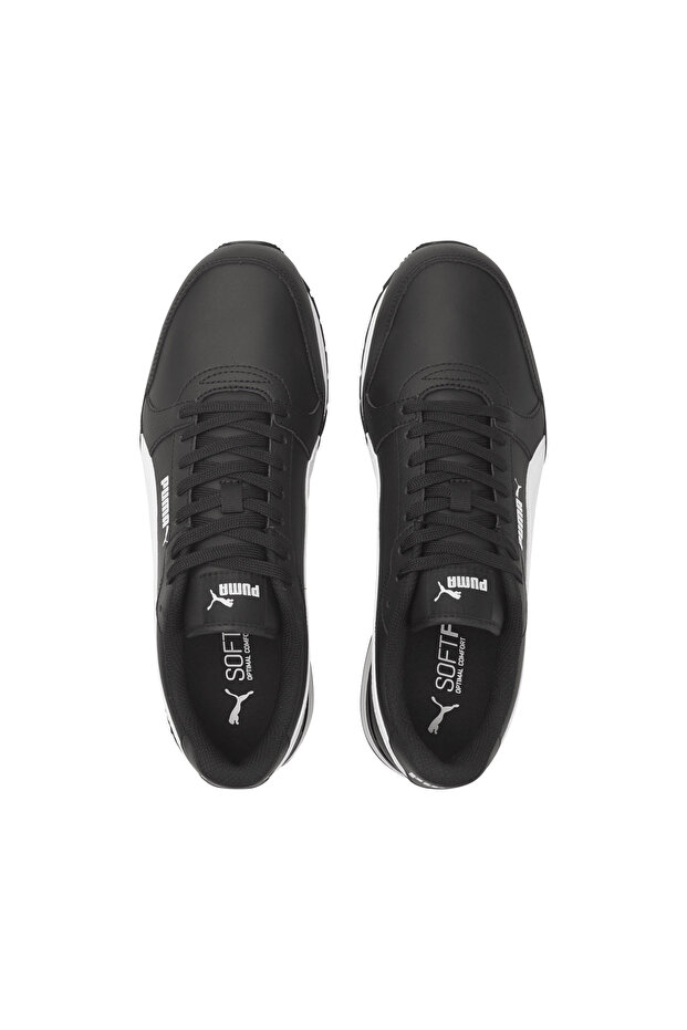 St Runner V3 L Puma Black-puma White Erkek Günlük Ayakkabı 38485506 - 4