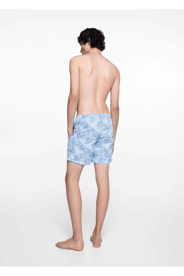 Leaf Patterned Swimsuit - 4