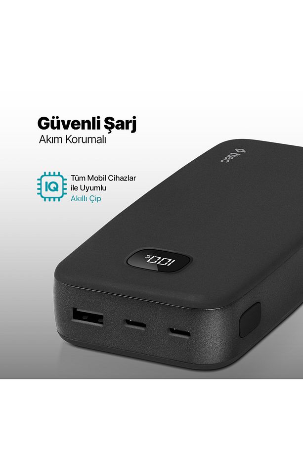 ChargeUp Pro LCD 20.000mAh PD 20W Taşınabilir Hızlı Şarj Aleti / Powerbank - 4