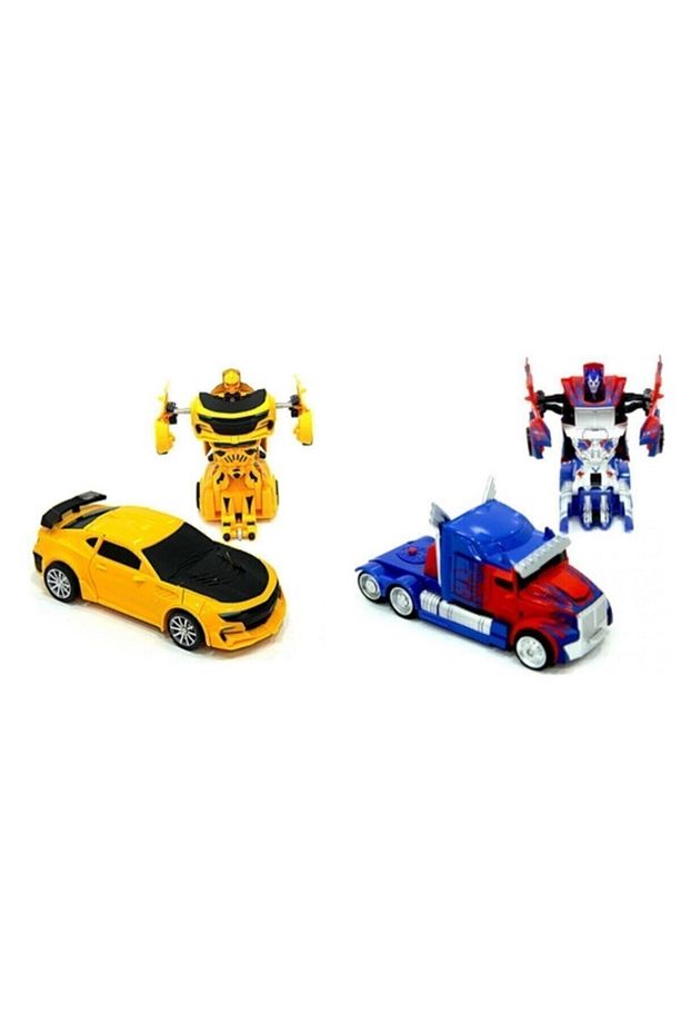 Yıldırım Oyuncak Dönüşen Bumblebee Optimus Prime Çek Bırak Robot Transformers Oyuncak Arabalar - 2