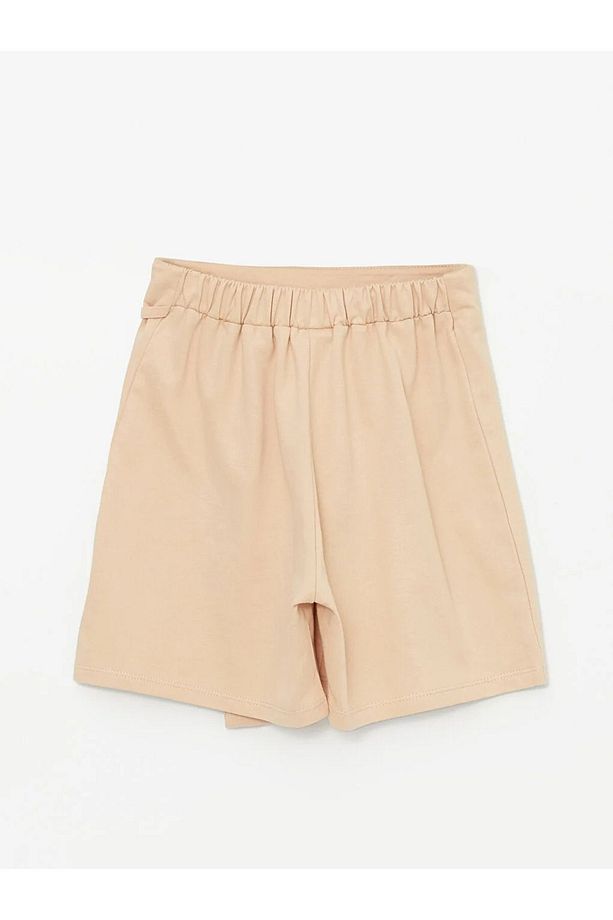 LCW Kids Beli Lastikli Basic Kız Çocuk Şort Etek - 2