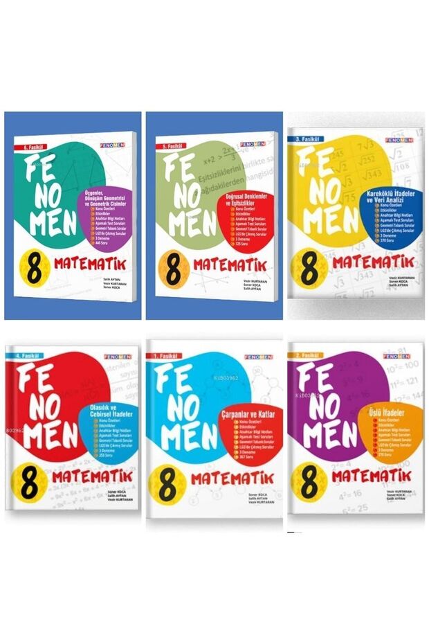 8. Sinif Fenomen Matematik Seti 6 Fasikül - 1