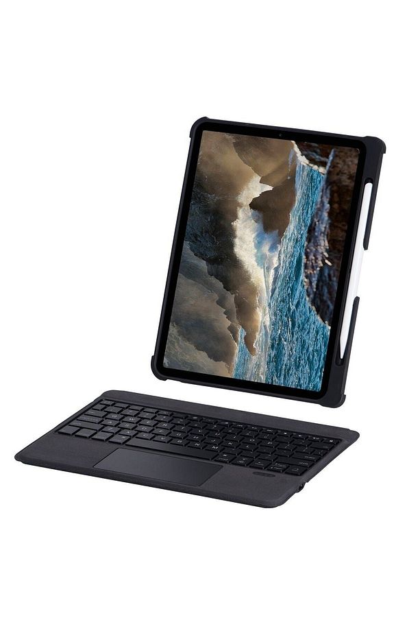 Ipad Pro 12.9" 2021.2022 5. 6 Nesil Uyumlu M1,m2 Klavye Mag Touchpad Klavyeli Standlı Kılıf - 5