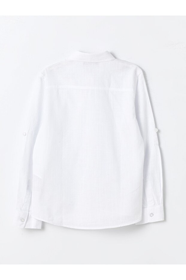 Basic Uzun Kollu Erkek Çocuk Gömlek ve Papyon - 6