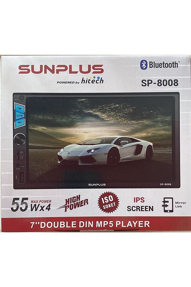 7'' Double Teyp Bluetooth 4x55w - 1