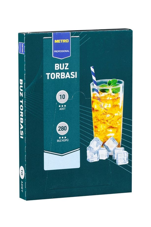 Metro Profesyonel Buz Torbası 10 Adet 280 Küp - 1