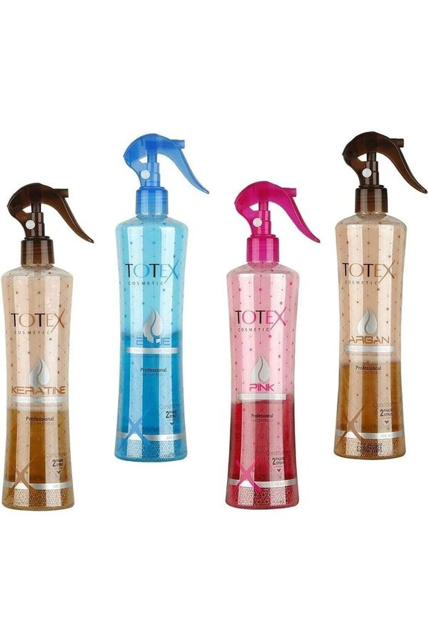 2 Aşamalı - Fazlı Saç Kondisyoneri | Koruyucu & Besleyici Fön Suyu | Mavi 400 ml - 4