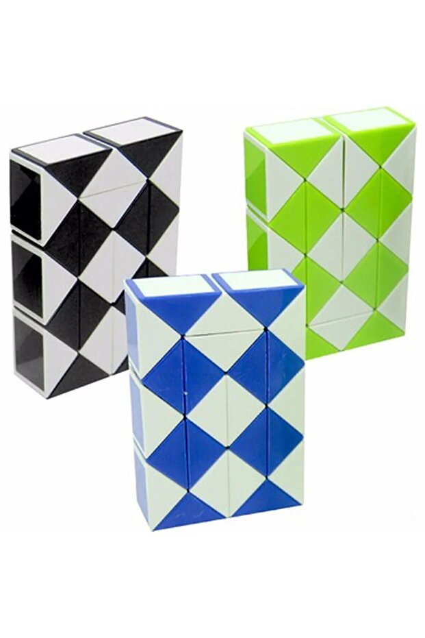 Magic Snake Rubik - Magic Snake Intelligence Patterned Karne Cube Gift Toy - 3