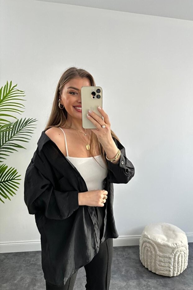 Lüx Kalite Basic Salaş Gömlek - 2