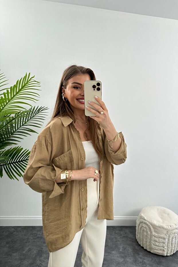 Lüx Kalite Basic Salaş Gömlek - 1