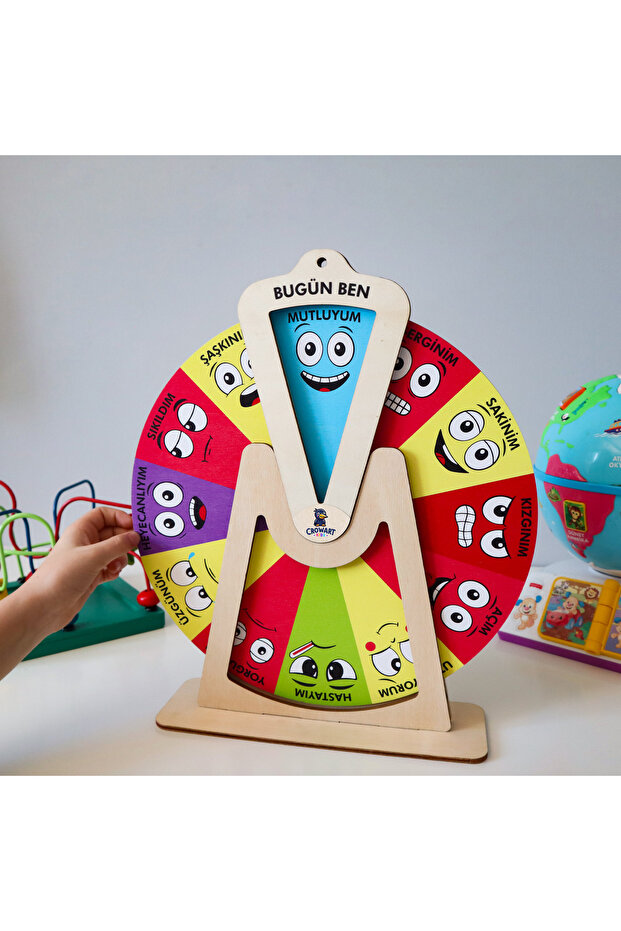 Wheel of Emotions, Wooden Educational Toy