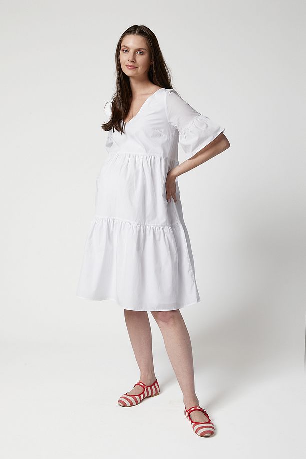 Freya Poplin Hamile Elbise - 7
