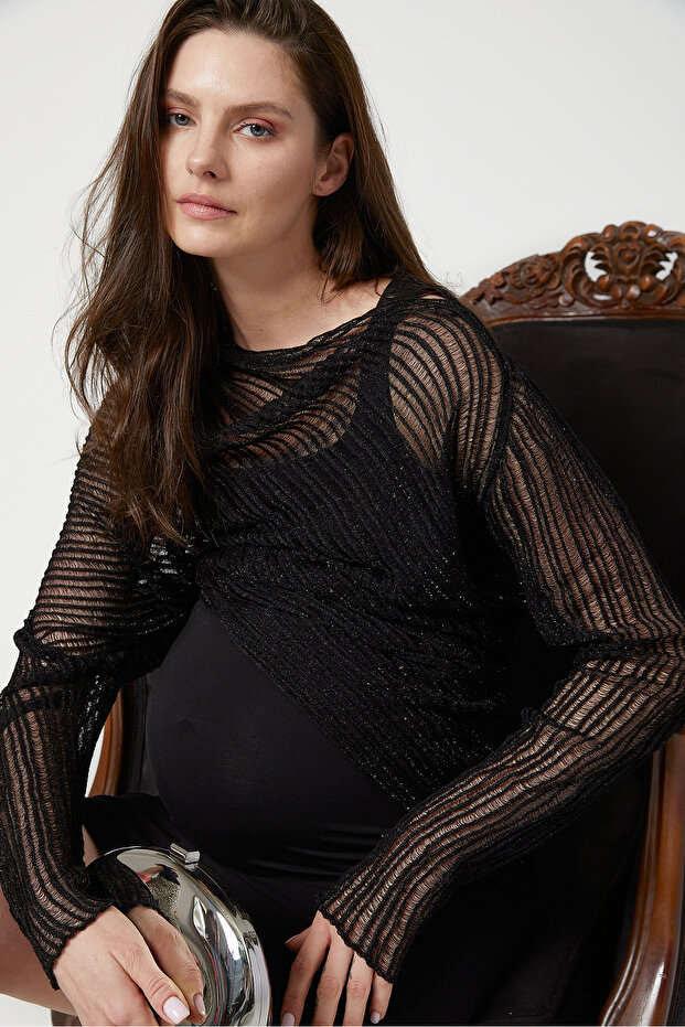 Darlene Basic Hamile Elbise - 4