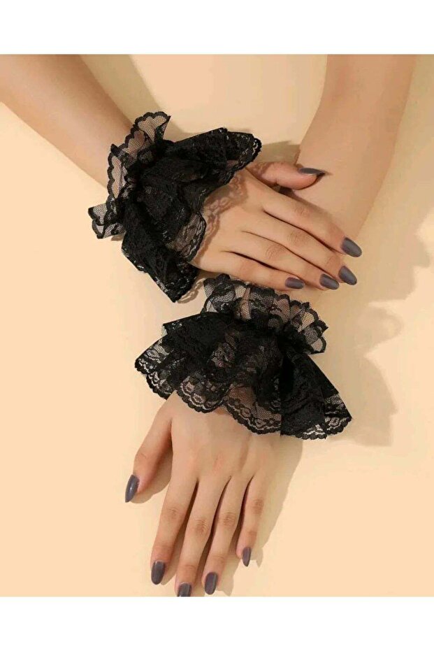 Dantella tasarım eldiven - 2