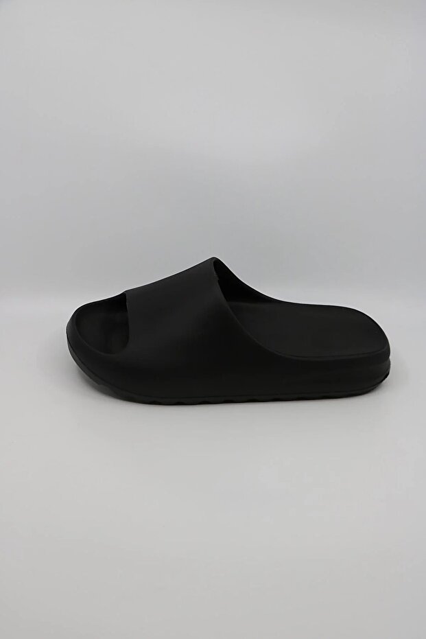Eva Unisex Women Men Black Sabo Daily Comfortable Balcony Garden Pool Beach Slippers
