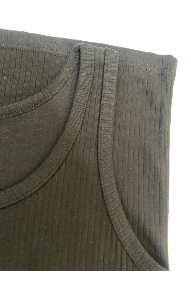 قميص داخلي مضلع بحزام سميك - 3