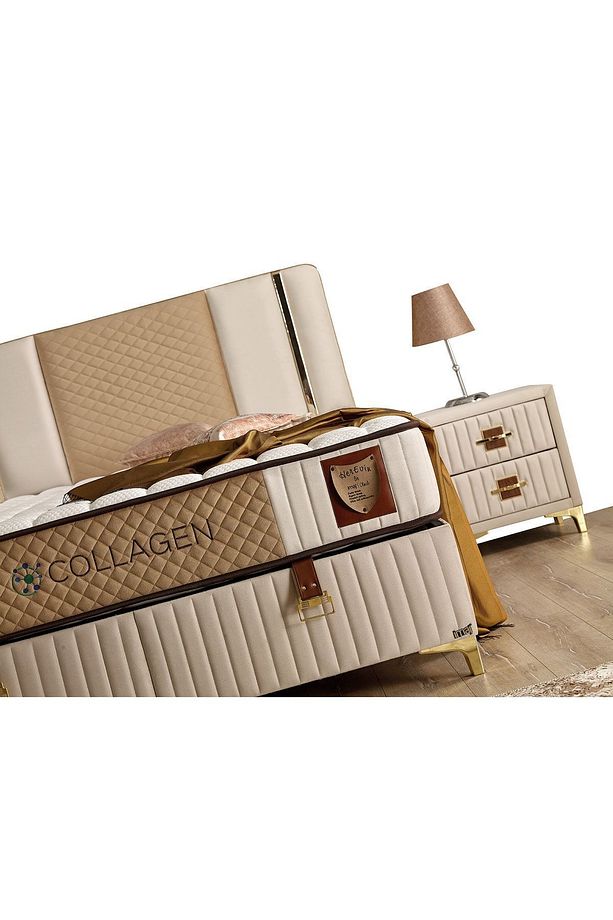 Collagen Baza Çift Kişilik 160x200 Cm (YATAK VE BAŞLIK FİYATA DAHİL DEĞİLDİR) - 1