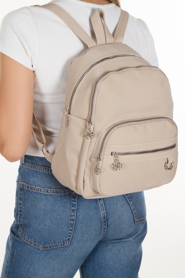 Rucsac de damă din piele satinată