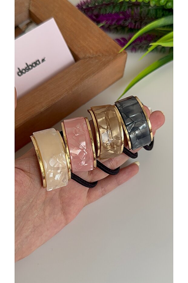 Marble Patterned Elastic Bone Buckle - 2