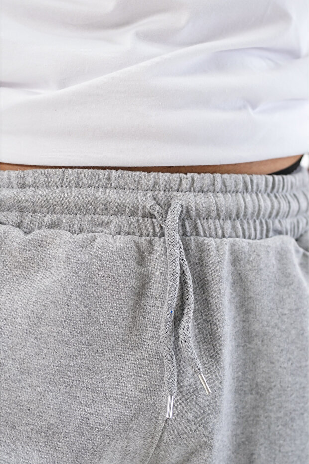 Siyah-gri 2'li Erkek Regular Yazlık Şort - 5