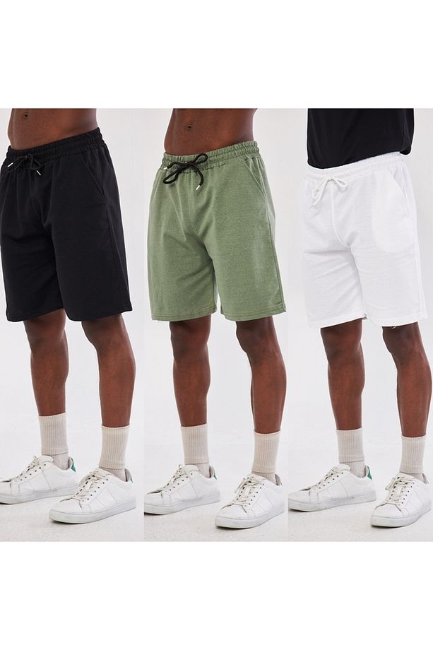 Unisex 3 Lü Şort - 1