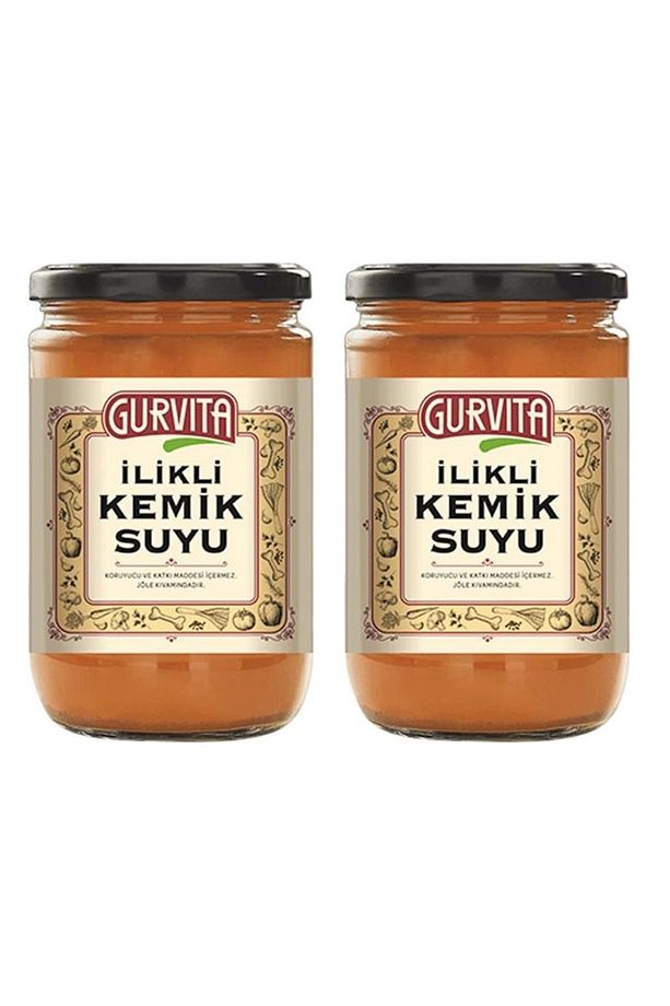 Jöle Kıvamında Ilikli Kemik Suyu Sebzeli 660 ml 2'li - 1