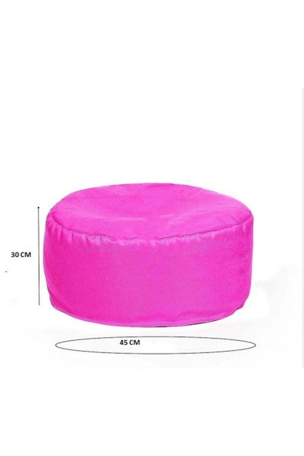 Yuvarlak Ayak Ucu Pufu Pembe - 1
