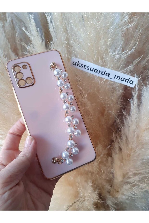 Samsung Galaxy A31 Compatible Gemstone Hand Snap Laser Cut Case