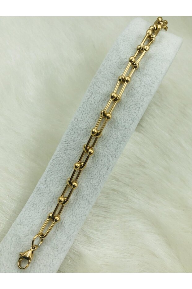 Tifany Model New Season Steel Bracelet - Byçk202406109