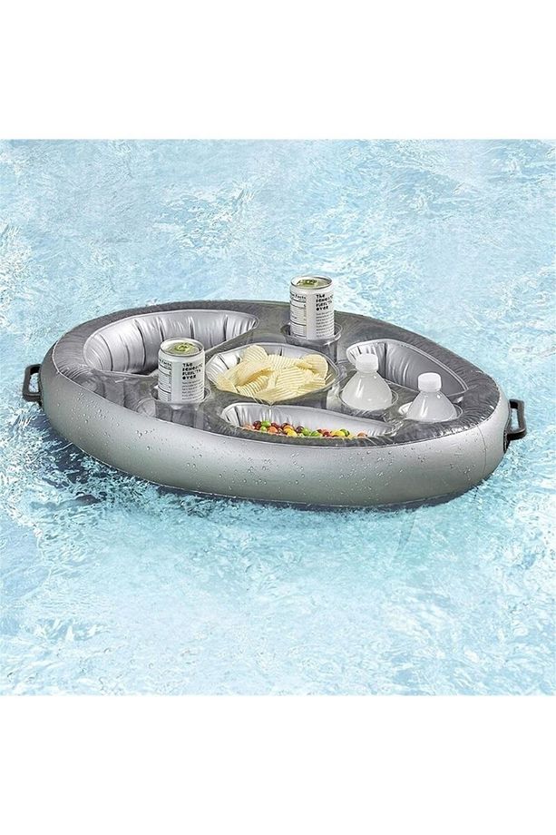 Son Trend Şişme Deniz Havuz Bardak Tutucu Float Bar - 2