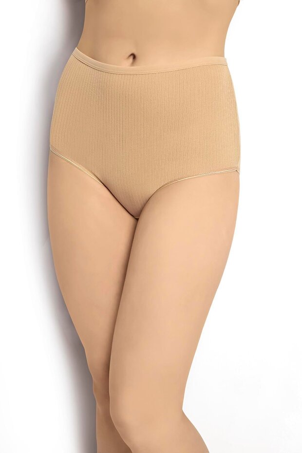 Women's 6-Piece Skin Color Kaşkorse-Modal Panties-Slips-Bikini /697