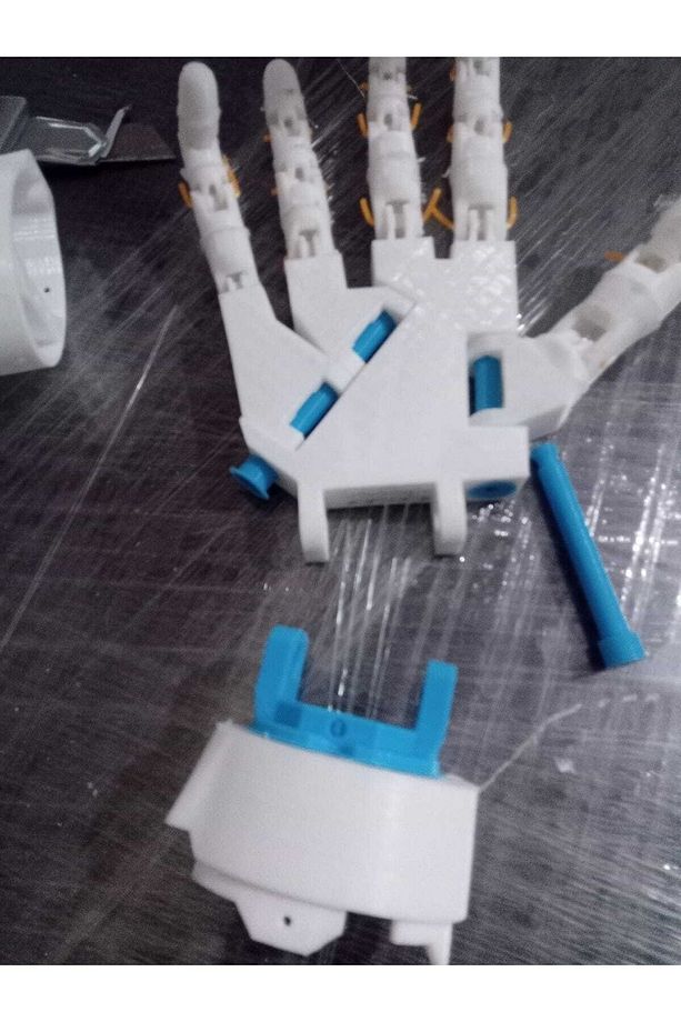 Arduino Robot El Projesi Robot Kol Biyonik El  Plastik Set - 1