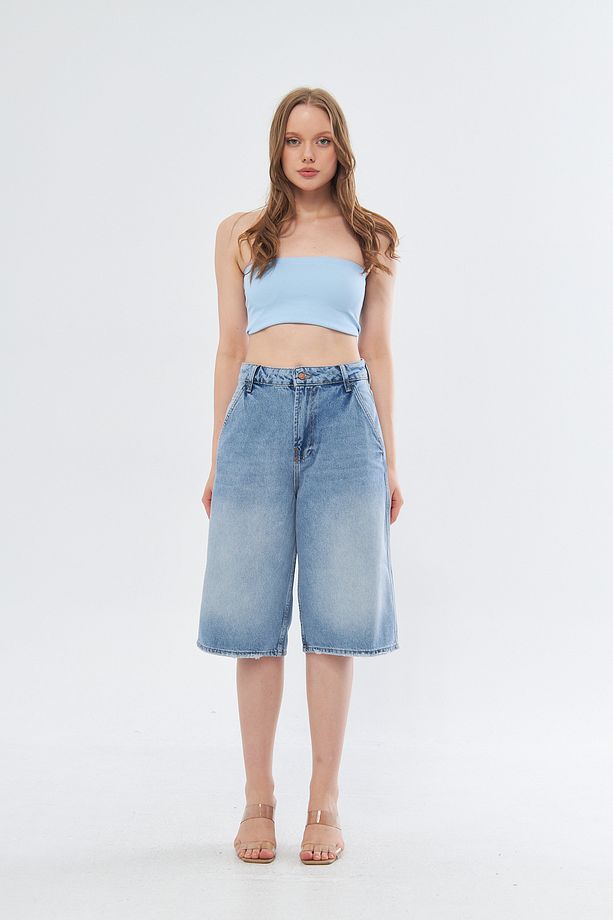 TREND Midi Boy Skater Şort - 3