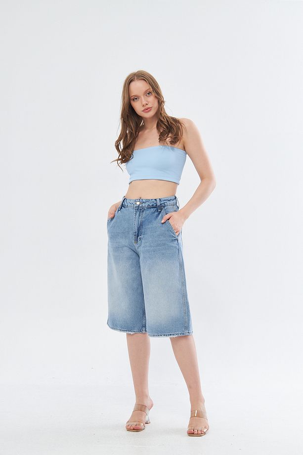TREND Midi Boy Skater Şort - 1