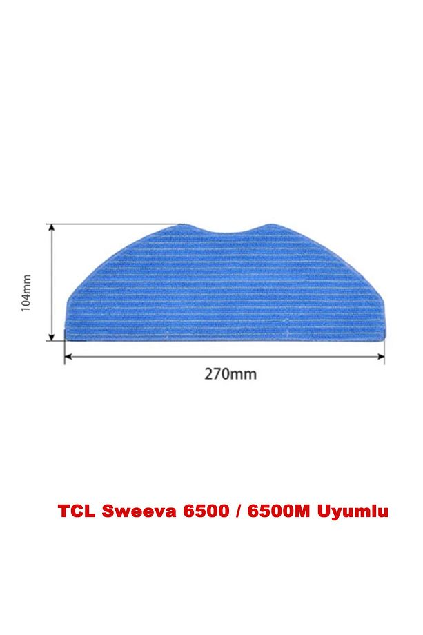 TCL Sweeva 6500 / 6500M Uyumlu 2 Adet Mop paspas Bezi - 2