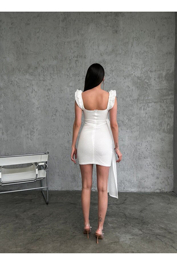 Parlak Simli Elbise - 4