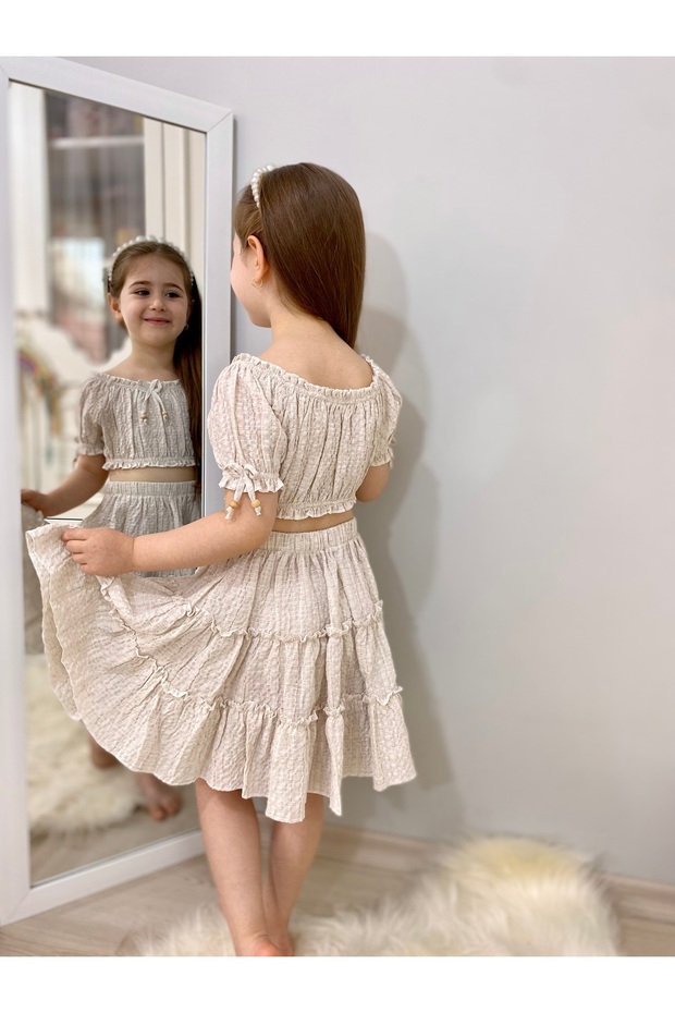 SKIRT BLUZ DOUBLE SET