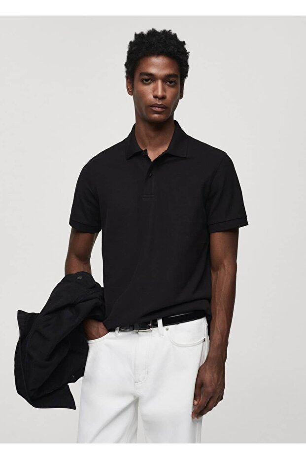 %100 pamuklu pike polo - 1