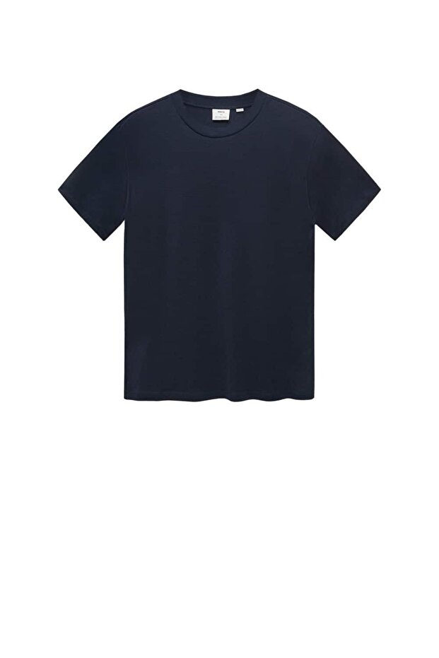 Merserize Slim Fit Tişört - 6