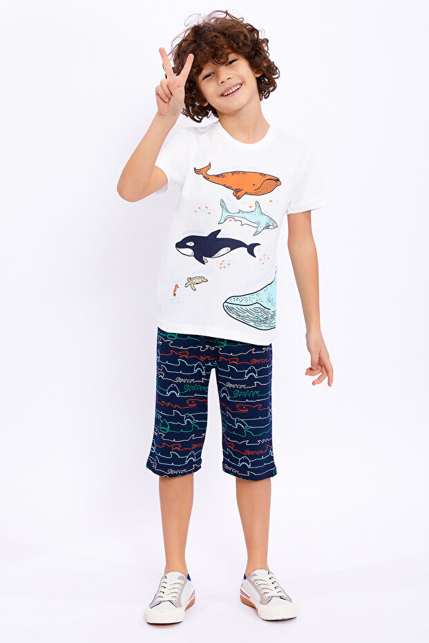 بدلة كابري كريمية للأولاد من روليبولي - 1