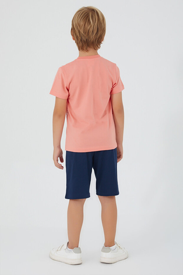 Rolypoly Boy's Pink Bermuda Σετ - 5