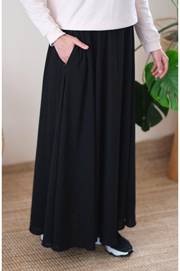Flared Skirt Black