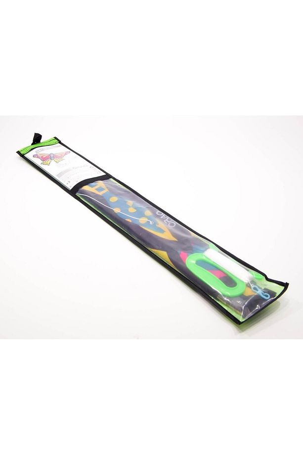 Tek Ipli Uçurtma Çocuk Statik Uçurtmauçurtma 127 X 66 Cm Kelebek Pembe / Sarı Orao Meridyendukkan - 2
