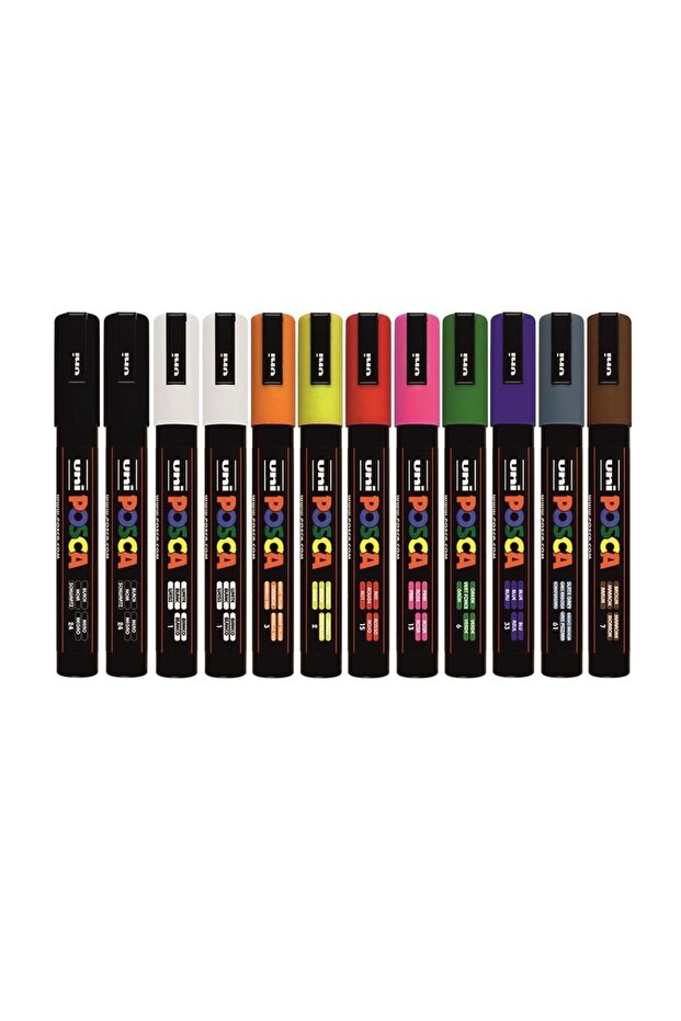 Posca Marker Pc-3m 12'li Set - 1