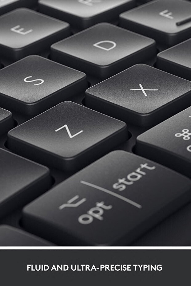 K860 Ergonomik Bilek Destekli Tam Boyutlu Kablosuz Türkçe Klavye - Siyah - 8